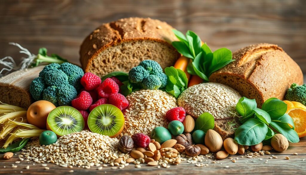 High-fiber foods